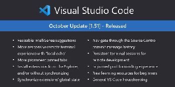 微软发布Visual Studio Code 1.51 稳定版