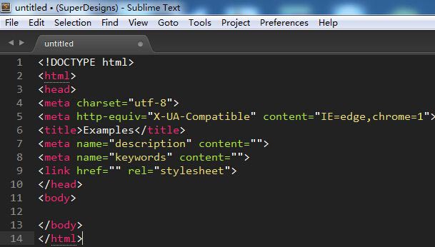 Sublime Text3快速生成文件模板插件：SublimeTmpl